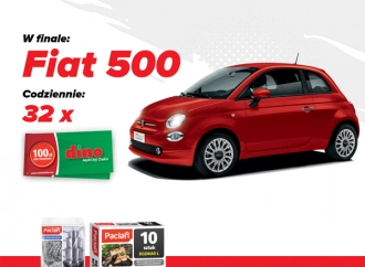 "Bądź bliżej Dino" - weź udział w loterii, wygraj wymarzony samochód Fiat 500 i nie martw się już ciężkimi zakupami w Dino!