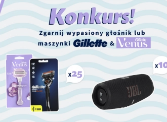 Konkurs Gillette - Do wygrania mobilny głośnik marki JBL lub zestaw maszynek Gillette + Gillette Venus!