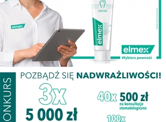 Konkurs "Pozbądź się nadwrażliwości" z marką Elmex! Wygraj nagrodę pieniężną oraz zestaw produktów marki Elmex!