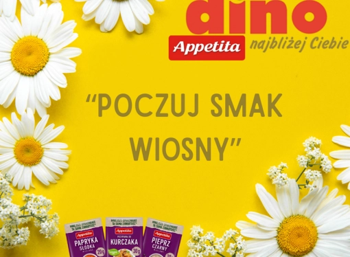 Konkurs „Poczuj smak wiosny” w Dino!
