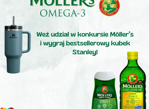 Weź udział w konkursie Möller’s i wygraj bestsellerowy kubek Stanley!